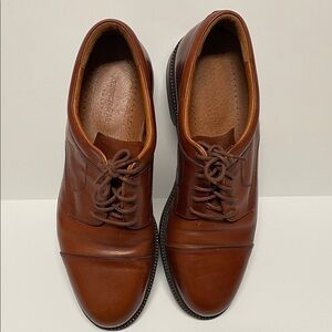 Johnston & Murphy Passport Cap Toe Oxford Men’s 10.5 Shoes Italy Leather Classic